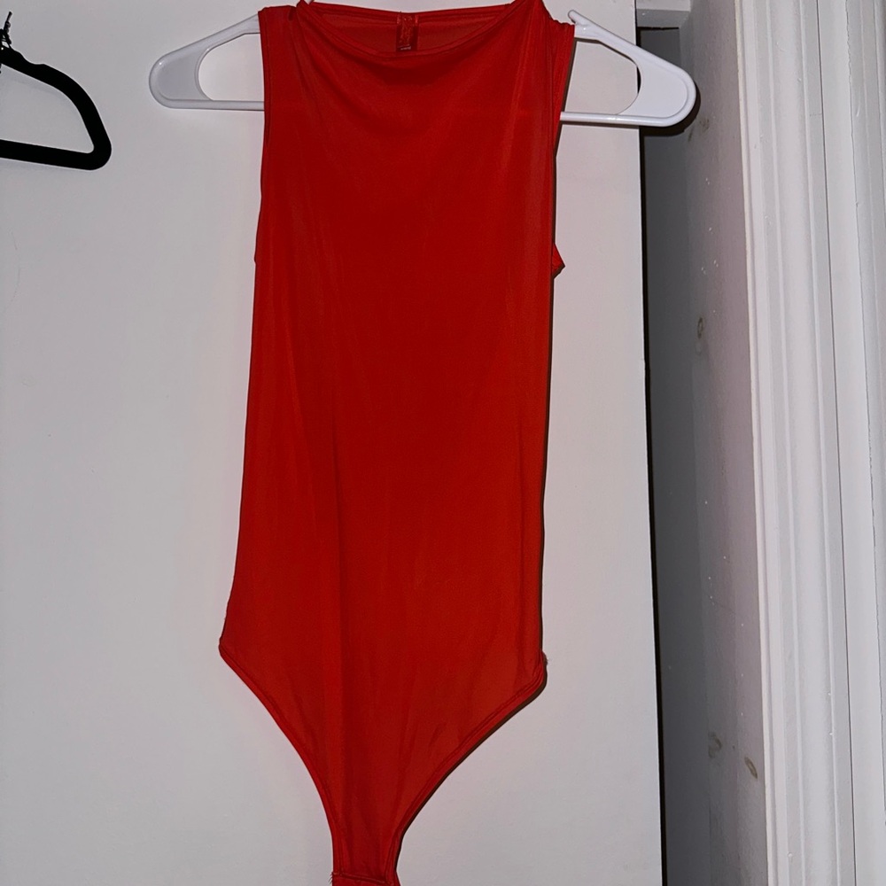 Skims orange/red jelly bodysuit